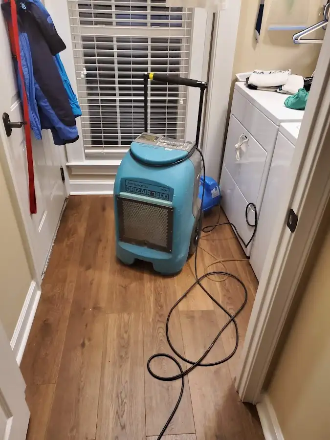 Commercial dehumidifier deployed for Flood Damage Cleanup in Bay St. Louis